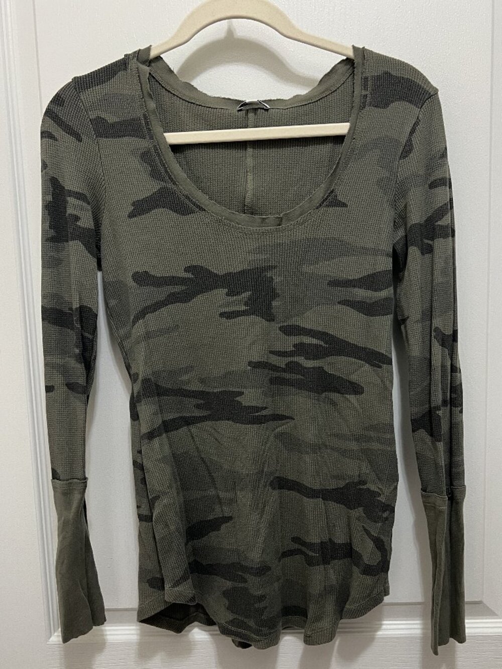 Splendid Camouflage Thermal Top Long Sleeve